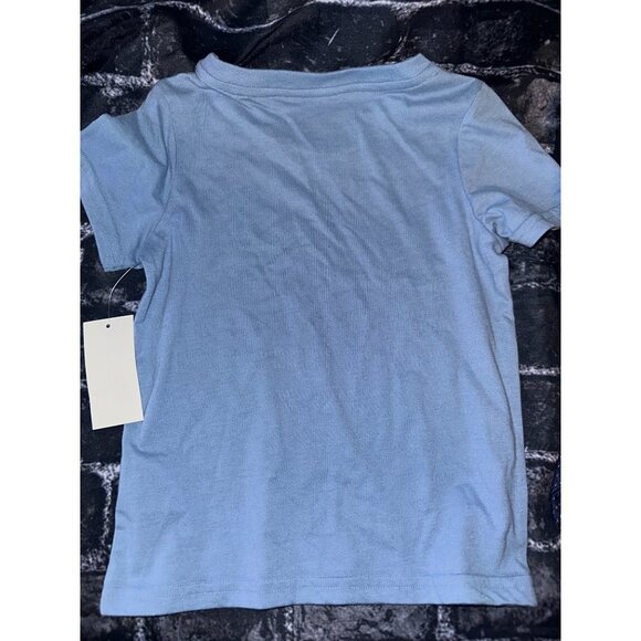 Epic Threads Toddler Boys Solid Basic Tee - Blue Ash Stone, Size 4T, NWT - Picture 3 of 3